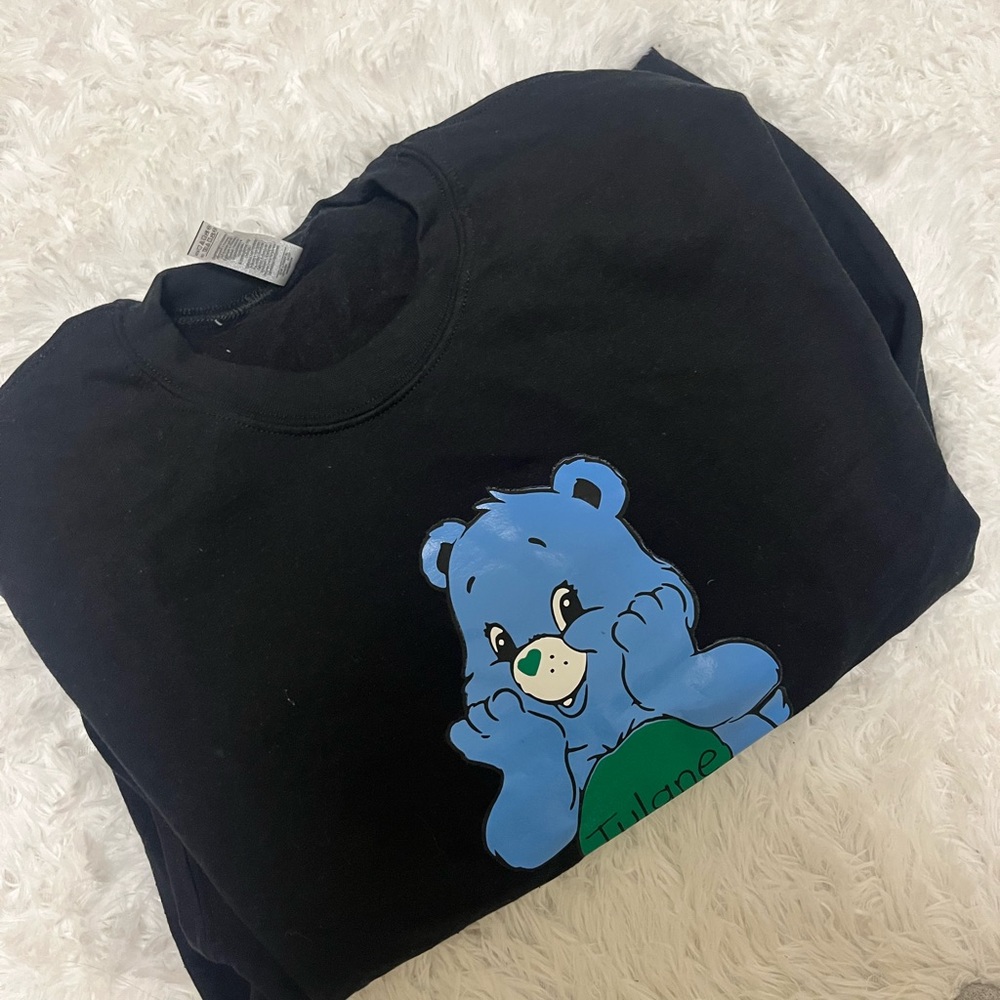 Tulane carebear crewneck sweatshirt